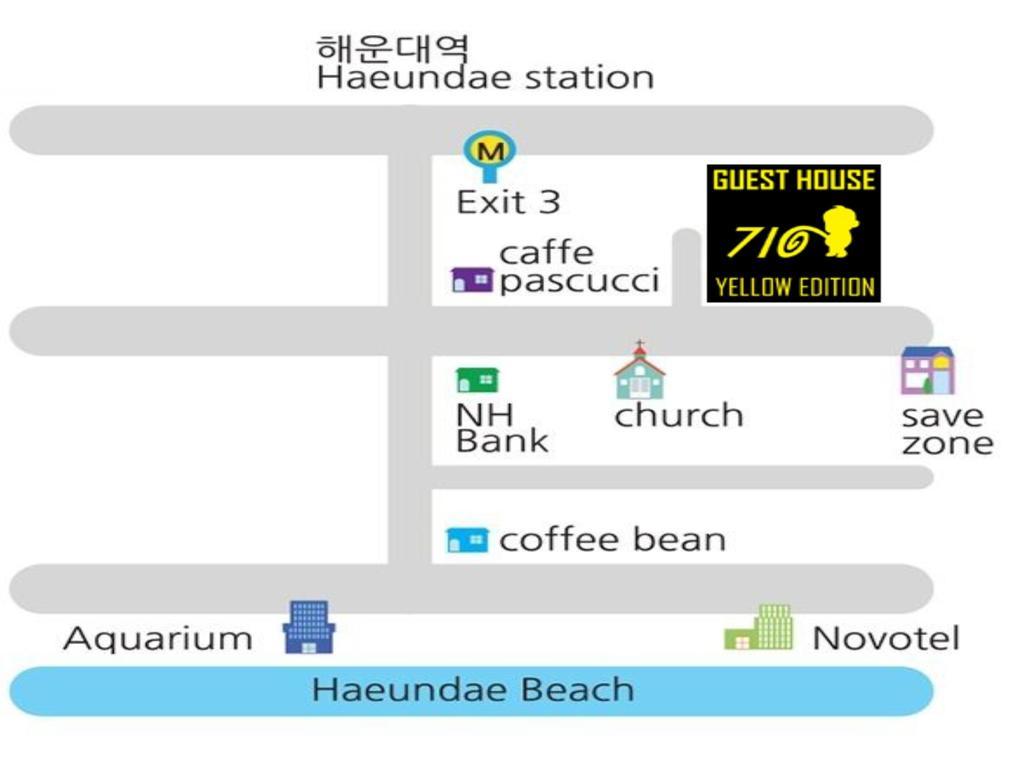 710 Guesthouse Yellow Busan Exterior photo